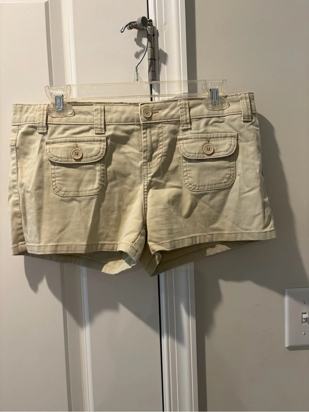lei Khaki Cargo Pocket Shorts